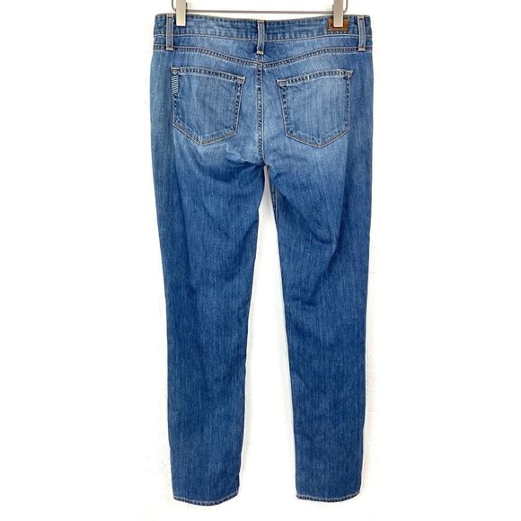 Paige Jimmy Jimmy Blue Distressed Ripped Skinny Denim Jeans 26 - Picture 4 of 5